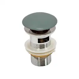 Рукомойник AVS Грэйс 37x25 R, зеленый матовый с донным клапаном