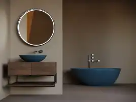 Ванна Salini PAOLA 170х80 101512G из материала S-Sense, Белая глянцевая