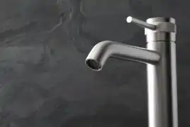 Смеситель для накладной раковины Allen Brau Priority 5.31A02-BN, однорычажный, высокий, Никель брашированный