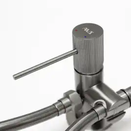 Гигиенический душ со смесителем AVS Pulse 811-031-GM, оружейная сталь