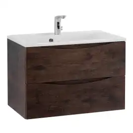 Тумба под раковину BelBagno MARINO-750-2C-SO-RW-P подвесная Rovere Moro