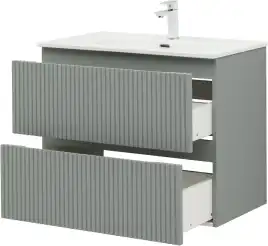 Тумба под раковину Aquanet Джейн (Flat) 80 мисти грин 335434