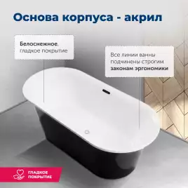 Акриловая ванна Aquanet Smart 170x78 88778-GB