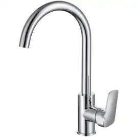 Смеситель для кухни Aquatek Вега AQ1082CR поворотный излив, Хром