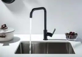 Смеситель для кухни Aquatek Лира AQ1480MB, Черный матовый