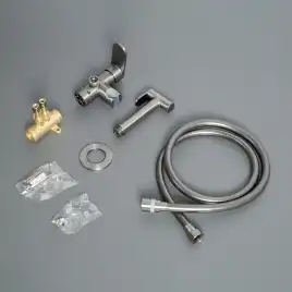 Гигиенический душ со смесителем AVS Beauty оружейная сталь, 811-531-GM