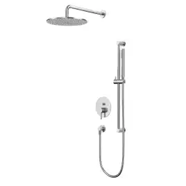 Душевая система для душа WHITECROSS Y brushed nickel YSET05NIB, скрытого монтажа, Никель брашированный