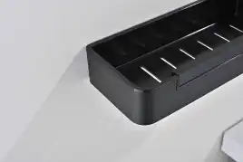 Полка для душа Aquatek AQ4966MB, Черный матовый