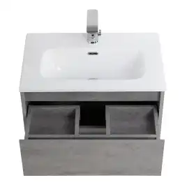 Тумба под раковину BelBagno KRAFT 39-700/390-2C-SO-CG подвесная Cemento Grigio