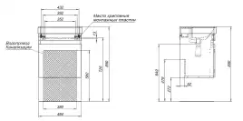 Тумба под раковину Aquanet Оптима 50 дуб рустикальный/белый сатин, 344790