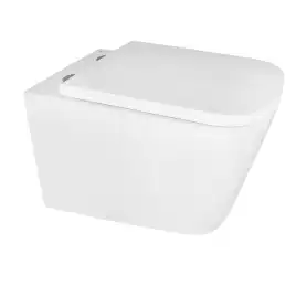 Унитаз подвесной Azario Cascad AZ-2303-A подвесной, безободковый, со смывом 