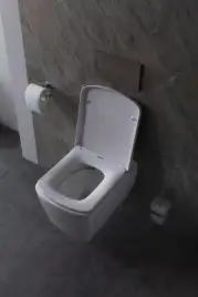 Подвесной безободковый унитаз Allen Brau Liberty 4.33004.20 без сиденья, белый глянец