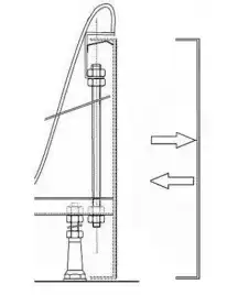 Кpепление панели Ravak NewDay, Gentiana B26500000N