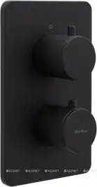 Смеситель для душа Allen Brau Priority 5.31113-31 встраиваемый, с внутренней частью, Черный матовый