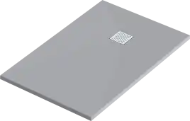 Душевой поддон Good Door Essentia 120х80 из искусственного камня, Серый графит ЛП00059