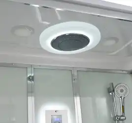 Душевая кабина AvaCan V5016LED 160x85 см, высокий поддон, с крышей