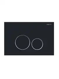 Унитаз с инсталляцией SET AQUATEK ПОЛАРИС-01-020 4в1 с тонким сиденьем микролифт и черной матовой клавишей смыва