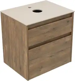 Тумба под раковину Aquanet Nova Lite 2.0 60 дуб рустикальный, 346315