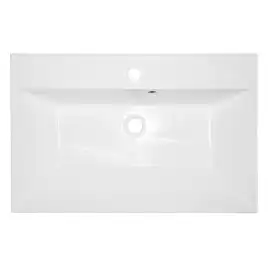 Тумба с раковиной Azario Эстима 70 CS00094594, напольная, Белая глянцевая