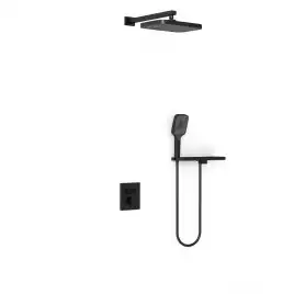 Душевая система  Vincea  VSFW-321MT1RMB VSFW-321MT1RMB  с термостатом, встраиваемая, черный матовый