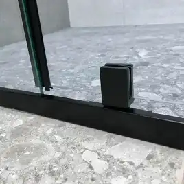 Душевой уголок AVS Фаворит 120x90 профиль черный матовый, стекло прозрачное, 803-0025-195-1290-BM-T