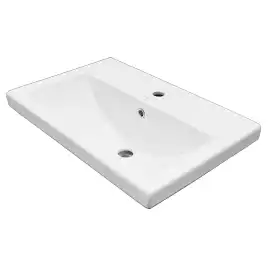 Тумба с раковиной Azario KANTRI 60/2 CS00097248,подвесная с раковиной Фостер 60, белая