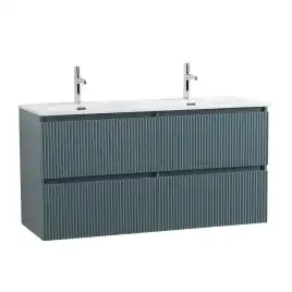 Тумба под раковину BelBagno UNO-1200-4C-SO-AO подвесная, Голубой Матовый