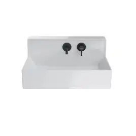 Раковина Kerama Marazzi LOGICA M мебельная\подвесная cо встроенным смесителем 65, белая глянцевая, LO.M.wb.65