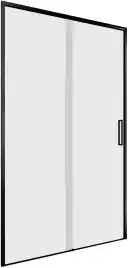 Душевая дверь Aquanet Pleasure Evo 110 AE65-N110-BT профиль черный, прозрачное стекло