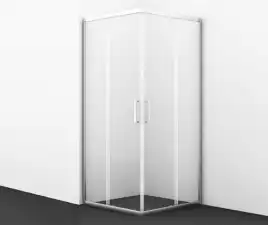 Душевой уголок WasserKRAFT Main 41S 90х90 41S03 профиль Хром стекло Прозрачное
