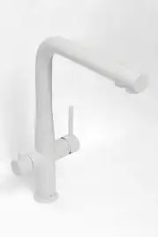 Смеситель для кухни AVS PureRiver 811-160-MW, Г-образный излив, белый матовый