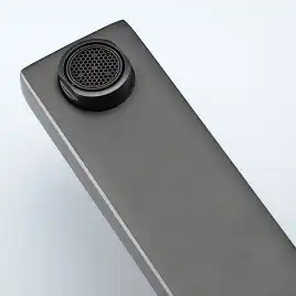 Смеситель для ванны Gappo G3217-9  с коротким изливом, Оружейная сталь