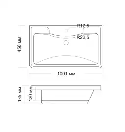 Раковина Grossman Адель 100, белая
