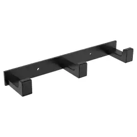 Планка AVS Rook, черный матовый, 3 крючка