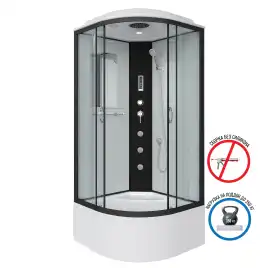 Душевая кабина Niagara Classic 100х100х215 NG-6709-14F высокий поддон, с гидромассажем, 67091414F