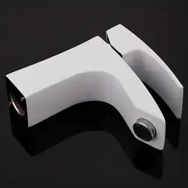 Смеситель для раковины Gappo G1007-7, Хром / Белый