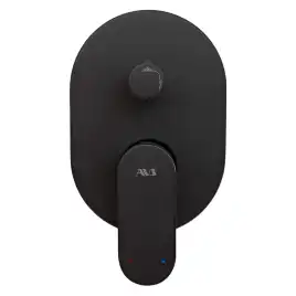 Смеситель для ванны AVS Beauty 811-703-MB встраиваемый, с внутренней частью, черный матовый