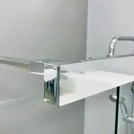 Шторка на ванну AVS Перла 100 R профиль хром, стекло прозрачное, 803-0018-150-5249R-CR-T