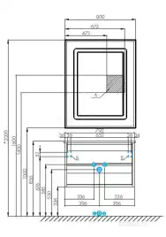 Тумба под раковину Aquaton Римини 80 1A226701RN010 подвесная цвет, белый глянец