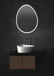 Смесители для раковины AVS Slimmer 811-101-GM высокий, оружейная сталь