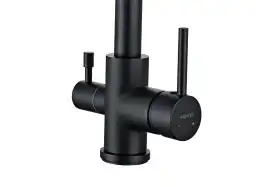 Смеситель для кухни Aquatek Вега AQ1085MB с подключением к фильтру с питьевой водой, Черный матовый