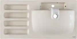 Раковина Aquanet Side 100 левая, 347435