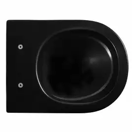 Комплект унитаза с инсталляцией ABBER Bequem AC1100MB-AC0105, черный матовый и кнопкой смыва AC0121MB черная матовая