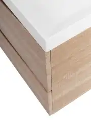 Тумба под раковину BelBagno MARINO-800-2C-SO-WO-P подвесная Rovere Bianco