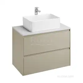 Тумбы под раковину Roca Ona 80 A857630510 подвесная, цвет, Бежево-серый матовый