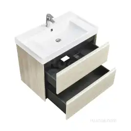 Тумбы под раковину Roca Ona 80 A857630512 подвесная, цвет, Дуб светлый