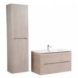 Тумба под раковину BelBagno ETNA-1000-2C-SO-RG-P подвесная Rovere Grigio