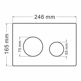 Комплект унитаза с инсталляцией ABBER Bequem AC1100MB-AC0105, черный матовый и кнопкой смыва AC0121MB черная матовая
