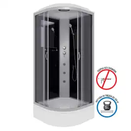 Душевая кабина Niagara Classic 90х90х215 NG-3501-14G средний поддон, с гидромассажем, 35011434G