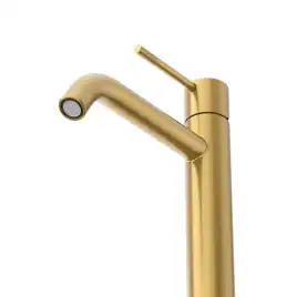 Смеситель для накладной раковины Cezares RELAX-LC1-BORO-W0, Брашированное золото
